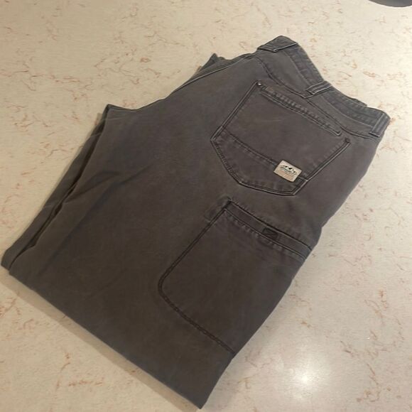 Eddie Bauer canvas thick jeans SZ 36x32 - Picture 1 of 9